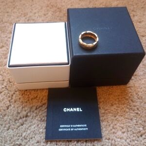 Chanel Coco Crush Ring Yellow Gold Size 49